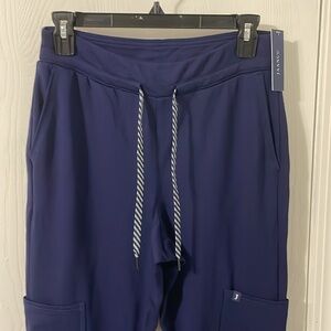 Jaanuu NWT Scrub Navy Legging Pants Size Small Tall